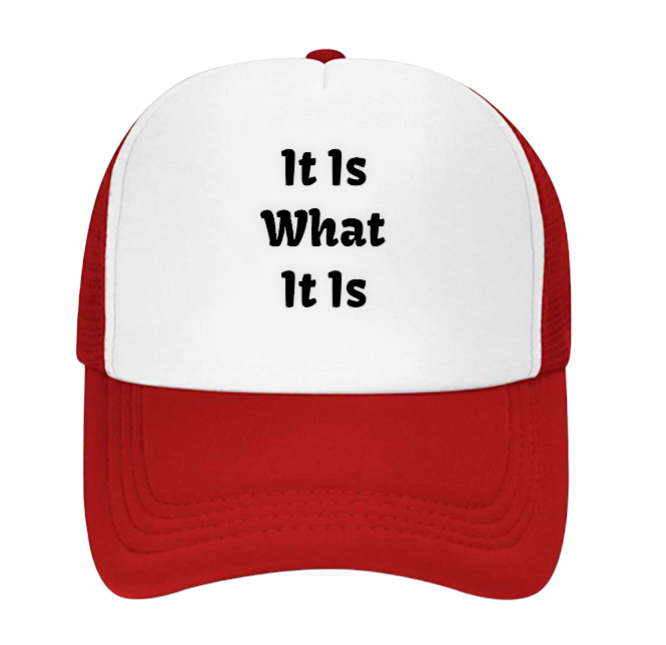 It Is What it Is Hat Funny Hat Outdoors Hat Confidence Hat Unisex New Snapback