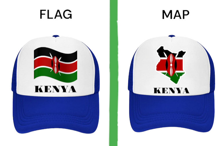 Map of Kenya Hat Trucker Hat Adjustable Snapback Kenyan Flag Hat Madaraka Day