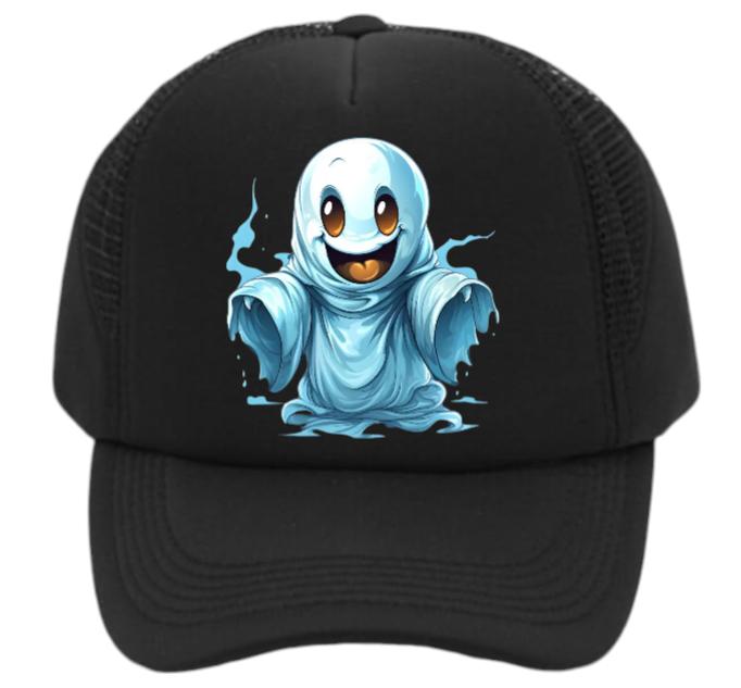 Ghost Busters Hat Adjustable Snapback Trucker Hat Fly Ghost Cute Scary Ghost Hat