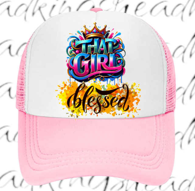 Blessed Hat Adjustable Snapback Trucker Hat That Blessed Girl Hat Woman Hat