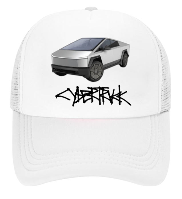 Tesla Cybertruck Hat Adjustable Snapback Trucker Hat Outdoors Hat Tesla Gift