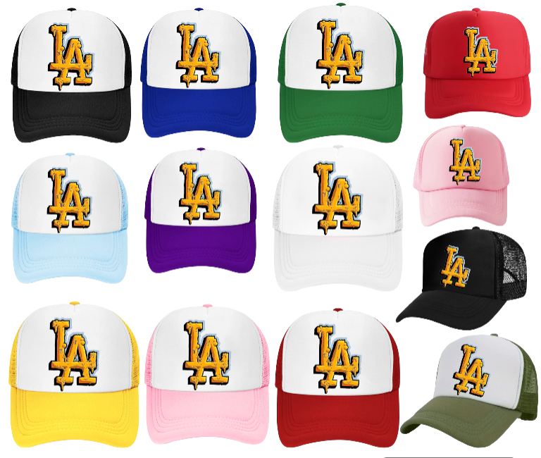Los Angeles Angles Hat Adjustable Snapback Trucker Hat Crown Angles Wings Kings