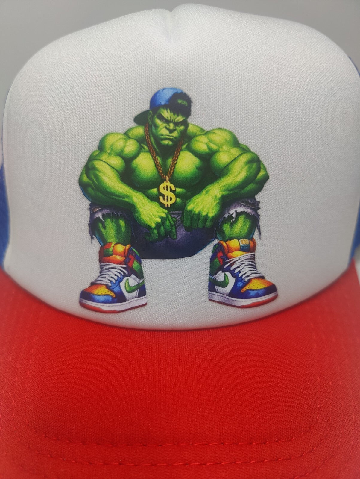 Hulk Super Hero Hat Adjustable Snapback Trucker Hat Gym Workout Outdoors Hat