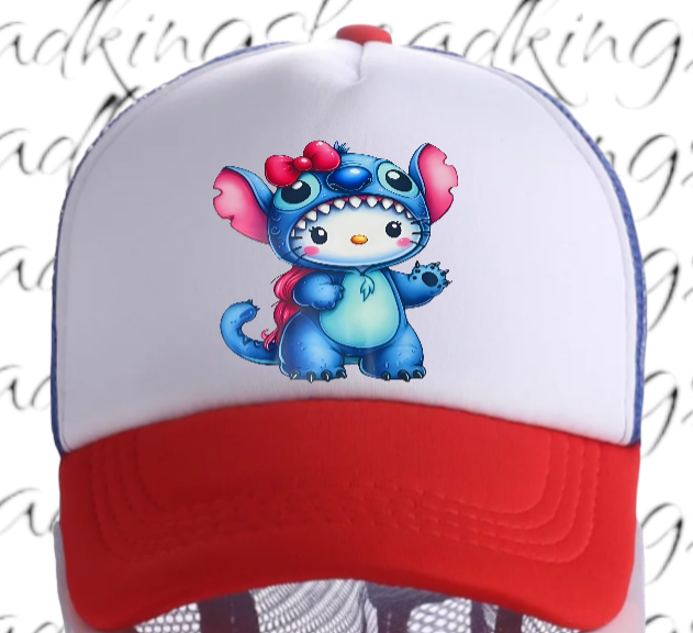 Anime Hat Ribbon Hat Adjustable Snapback Trucker Hat Anime Character Hat