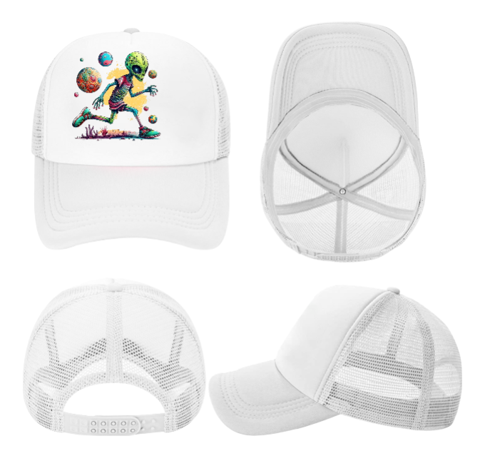 Alien Hat Alien Planet Adjustable Snapback Trucker Hat Aliens On Earth Hat