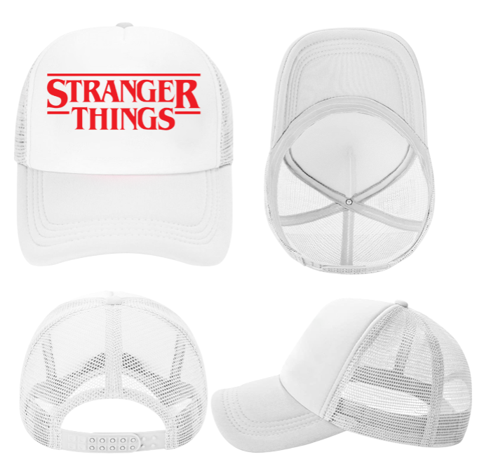 Stranger Things Hat Adjustable Snapback Trucker Hat Stranger Things Episodes Hat