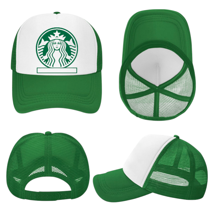Starbucks Coffee Hat Adjustable Snapback Trucker Hat Employees Gift Custom Hat