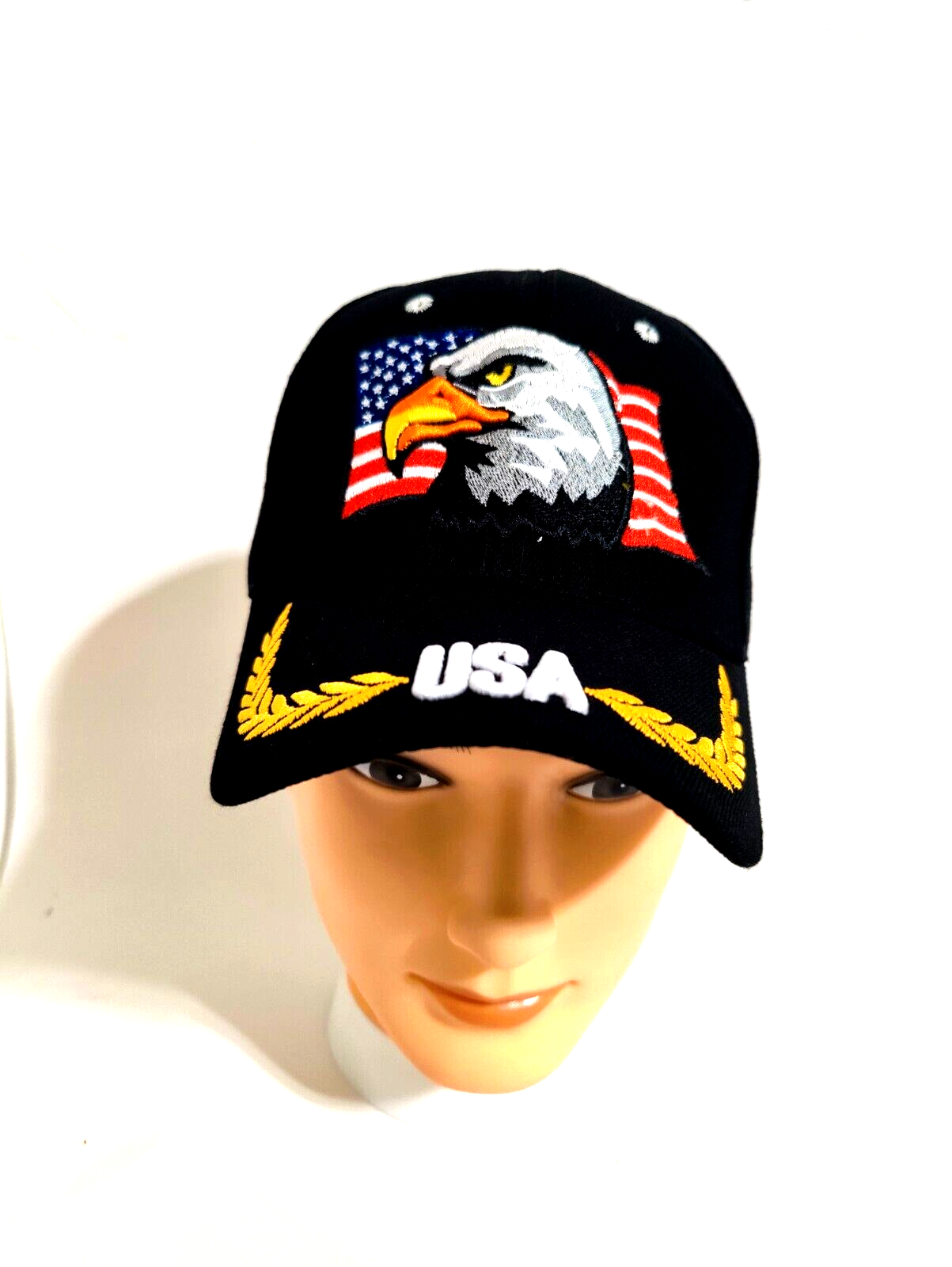 American Flag Eagle Hat Adjustable Baseball Hat American Flag Hat USA Embroidery