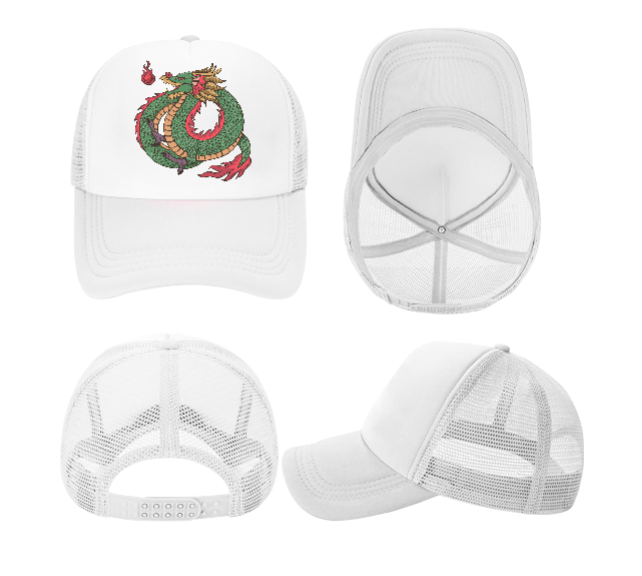 Dragon Hat Baseball Hat Trucker Hat Adjustable Snapback Hat Danger Fire Dragon