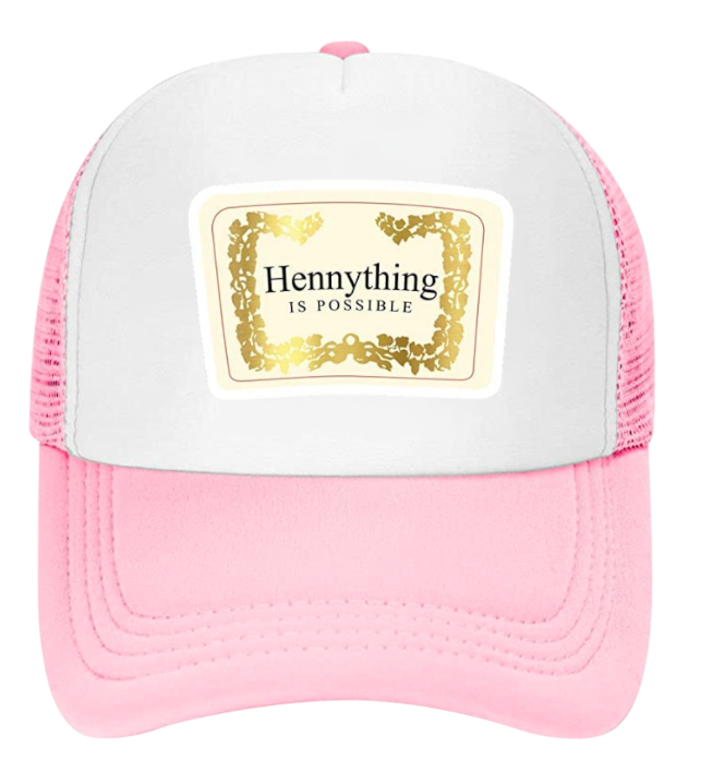 Good Vibes Hat Adjustable Snapback Trucker Hat Hennything Is Possible Hennessy