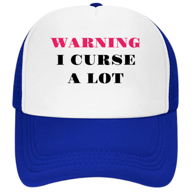 I Curse A lot Hat Adjustable Snapback Trucker Hat Funny Hat Cursing People Gift