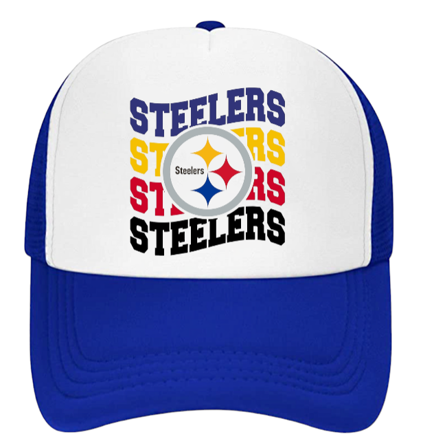 Steeler Football Hat Adjustable Snapback Trucker Hat Football Season Hat