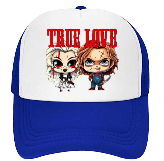 True Love Hat Chucky Killer Doll Hat Adjustable Snapback Trucker Hat Outdoor Hat