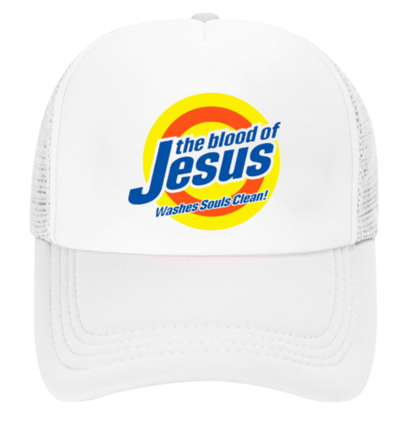 Funny Hat Adjustable Snapback Trucker Hat Detergent Tide Theme Hat Jesus Tired