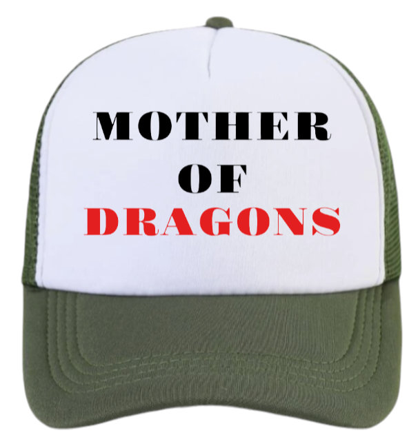 Mother Of Dragons Hat Adjustable Snapback Trucker Hat Game Of Thrones Theme Hat