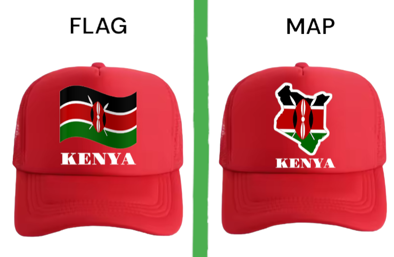 Map of Kenya Hat Trucker Hat Adjustable Snapback Kenyan Flag Hat Madaraka Day