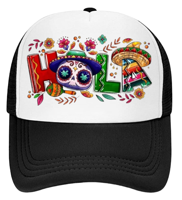 Mexican Greetings Baseball Hat Trucker Hat Adjustable Snapback Hat Unisex Hat