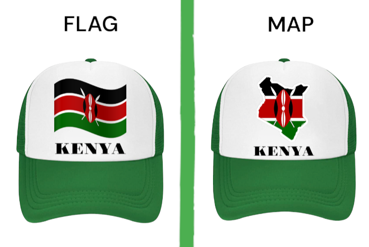 Map of Kenya Hat Trucker Hat Adjustable Snapback Kenyan Flag Hat Madaraka Day