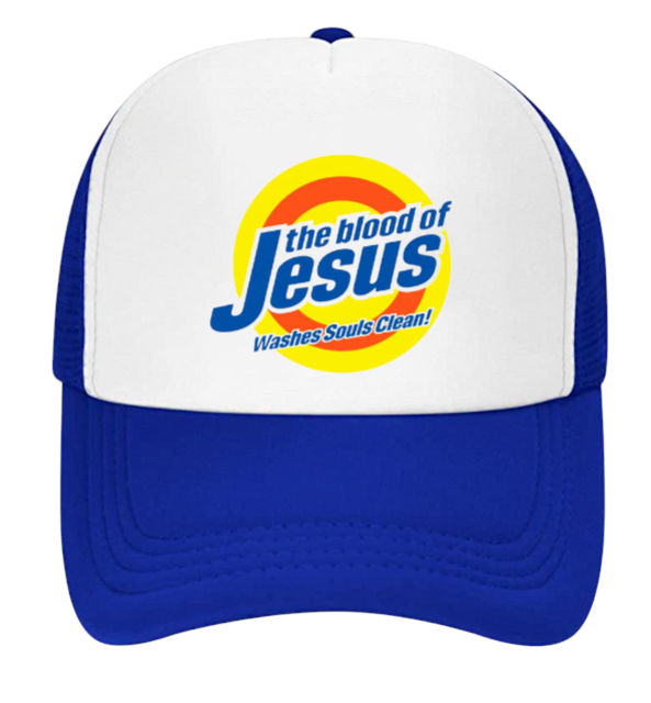 Funny Hat Adjustable Snapback Trucker Hat Detergent Tide Theme Hat Jesus Tired