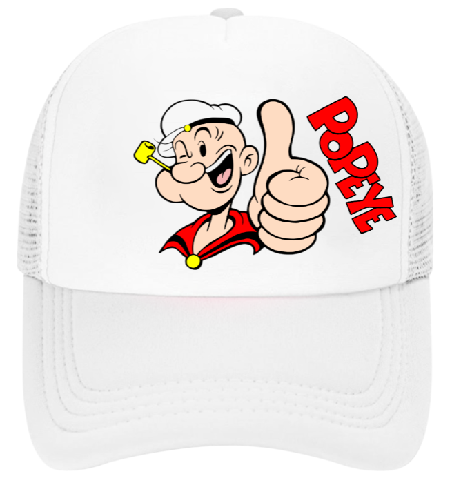 Popeye Hat Adjustable Snapback Trucker Hat Popeyes Chicken Hat Red Chicken Lover
