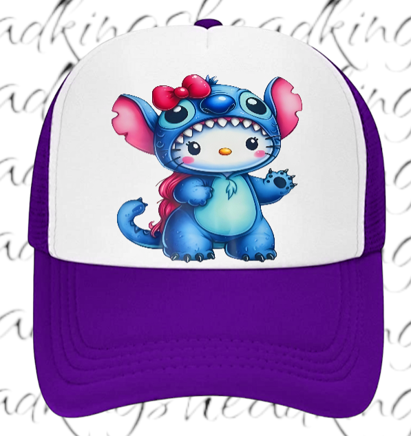 Anime Hat Ribbon Hat Adjustable Snapback Trucker Hat Anime Character Hat