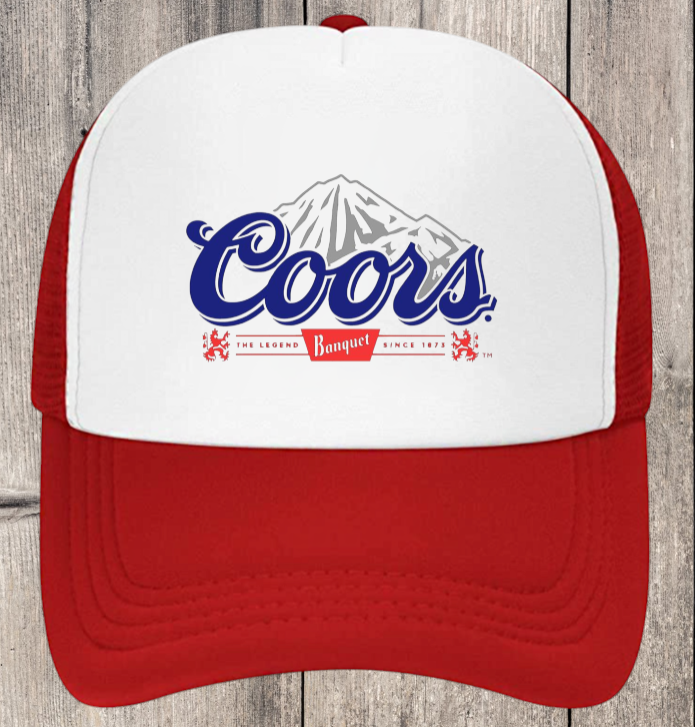Coors Hat Adjustable Snapback Trucker Hat Vintage Style Coors Hat Drinking Hat