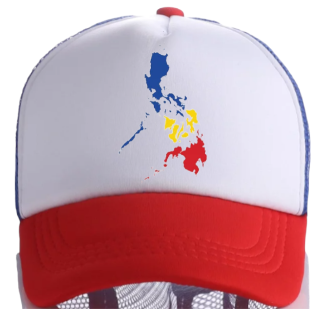 Map of Philippines Hat Adjustable Snapback Trucker Hat Pinoy Pride Outdoors Hat