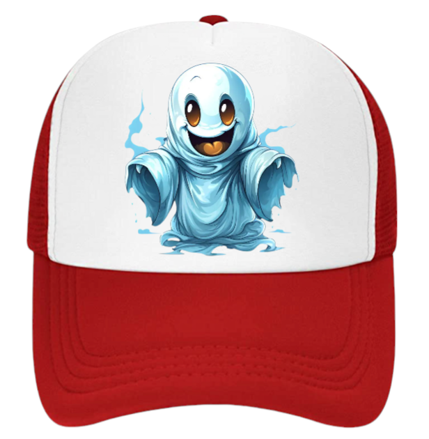 Ghost Busters Hat Adjustable Snapback Trucker Hat Fly Ghost Cute Scary Ghost Hat