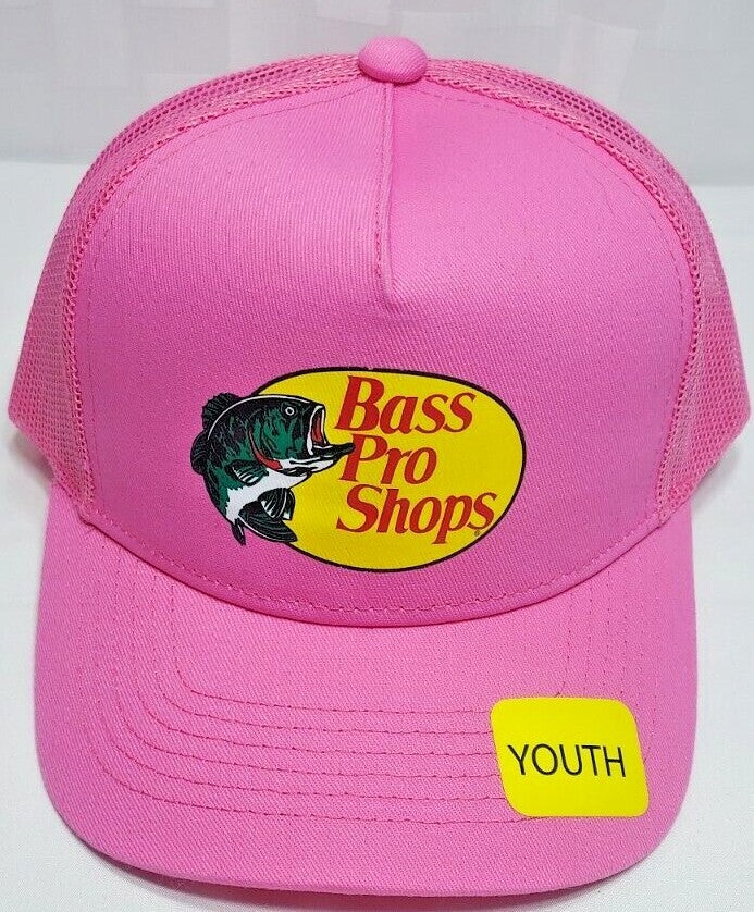 Bass Pro Shops Hat Trucker Hat Outdoors Hat Baseball Fishing Hat Snapback Youth