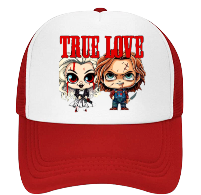 True Love Hat Chucky Killer Doll Hat Adjustable Snapback Trucker Hat Outdoor Hat