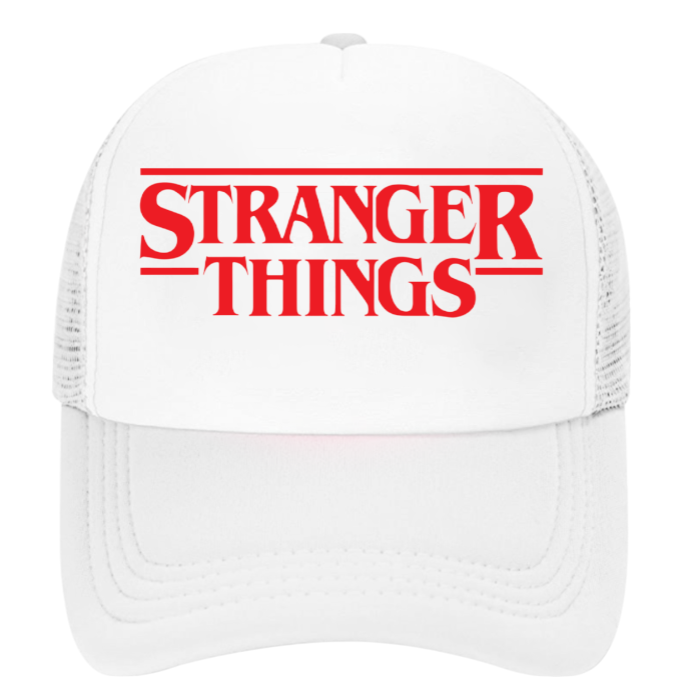 Stranger Things Hat Adjustable Snapback Trucker Hat Stranger Things Episodes Hat