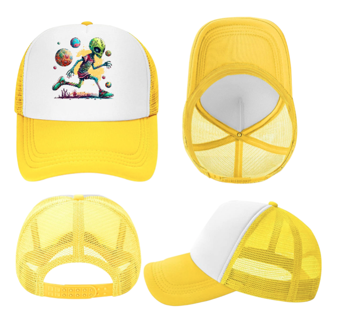 Alien Hat Alien Planet Adjustable Snapback Trucker Hat Aliens On Earth Hat
