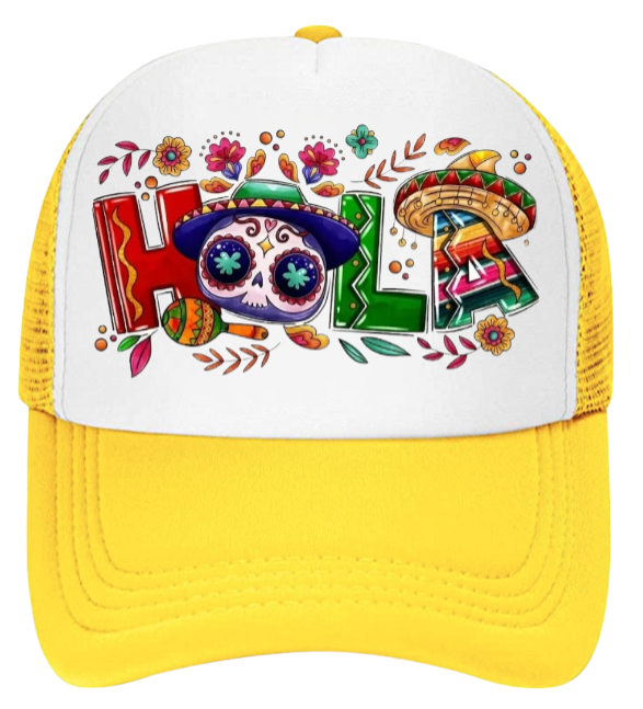 Mexican Greetings Baseball Hat Trucker Hat Adjustable Snapback Hat Unisex Hat
