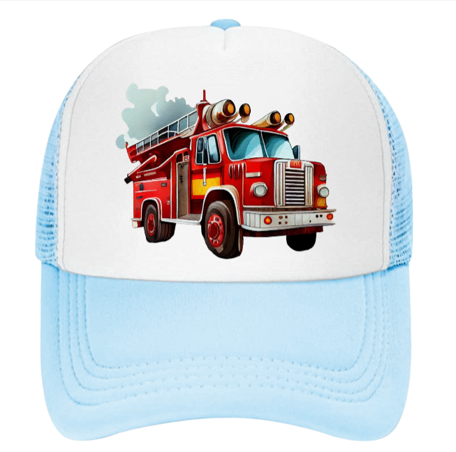Truck Driver Hat Trucker Hat Outdoors Hat Fire Department Hat Fire Truck