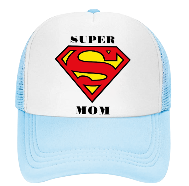 Super Mom Hat Super Dad Hat Couples Hat Adjustable Trucker Hat Gift for Mom Dad