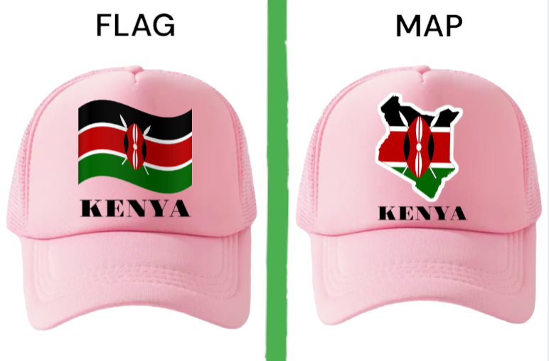 Map of Kenya Hat Trucker Hat Adjustable Snapback Kenyan Flag Hat Madaraka Day