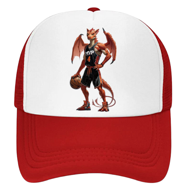 Basketball Dragon Hat Trucker Hat Adjustable Hat Unisex Hat Snapback MVP Hat