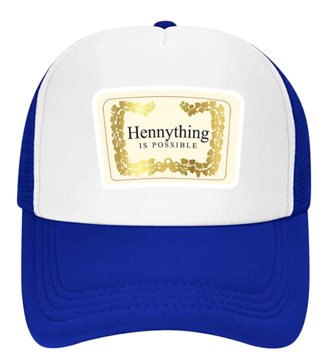 Good Vibes Hat Adjustable Snapback Trucker Hat Hennything Is Possible Hennessy