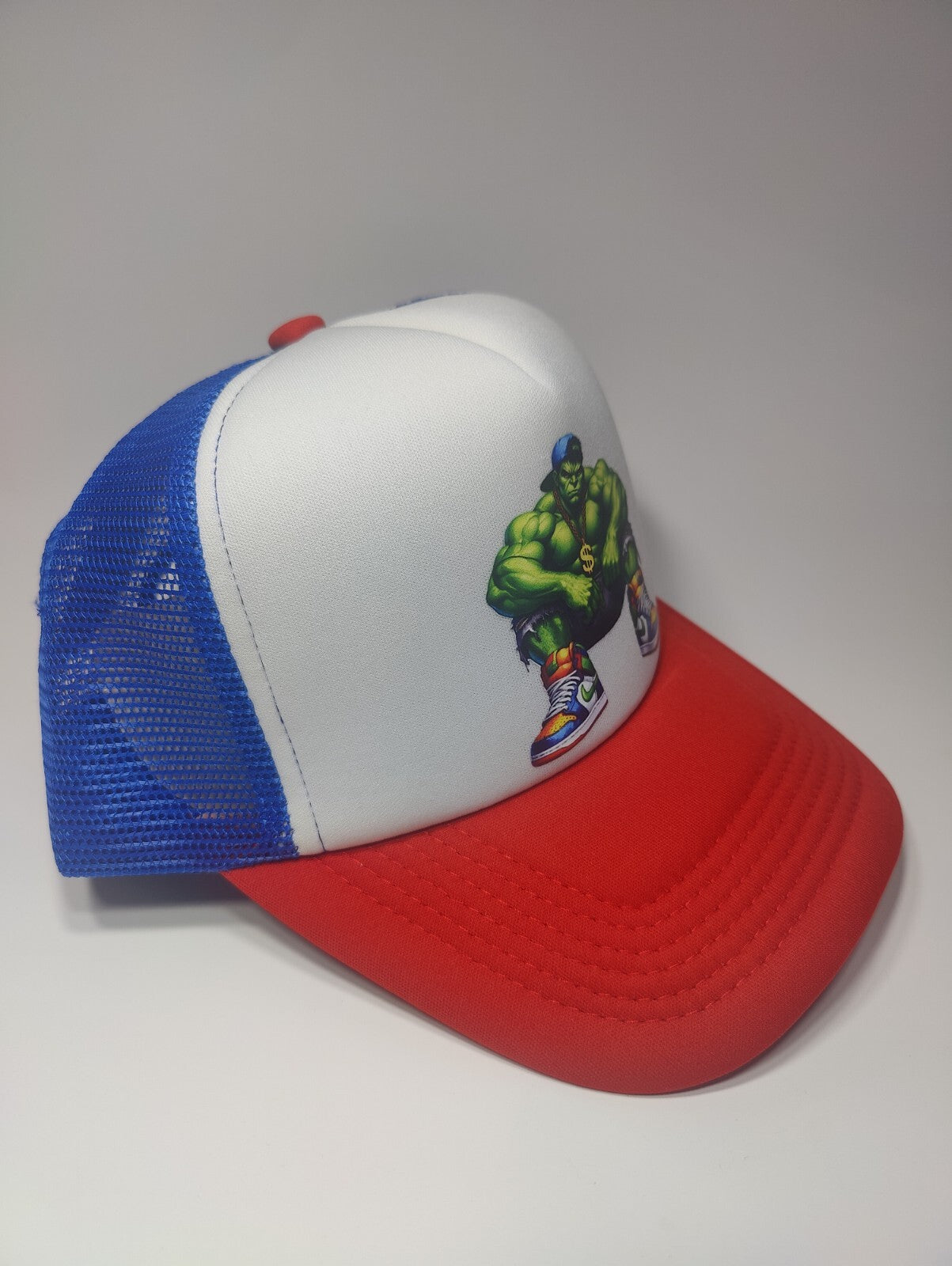 Hulk Super Hero Hat Adjustable Snapback Trucker Hat Gym Workout Outdoors Hat