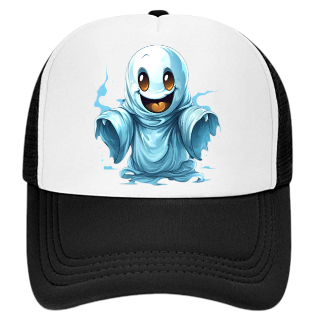 Ghost Busters Hat Adjustable Snapback Trucker Hat Fly Ghost Cute Scary Ghost Hat