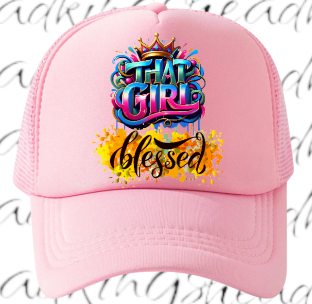 Blessed Hat Adjustable Snapback Trucker Hat That Blessed Girl Hat Woman Hat