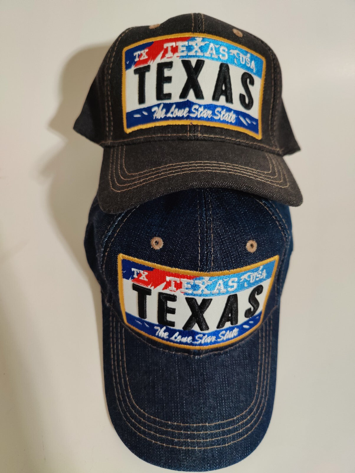 Texas Hat Adjustable Baseball Hat Embroidery Love Texas Hat Denim Jeans Style