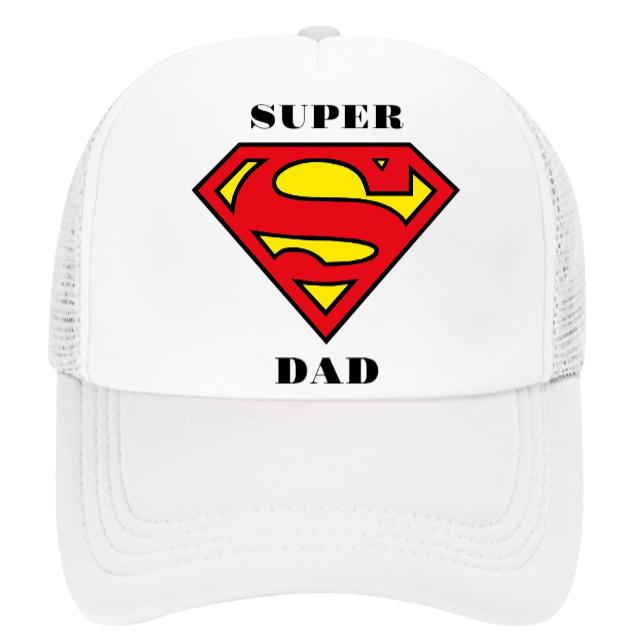 Super Mom Hat Super Dad Hat Couples Hat Adjustable Trucker Hat Gift for Mom Dad