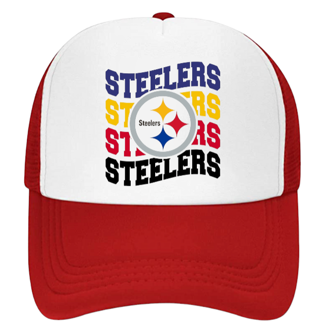 Steeler Football Hat Adjustable Snapback Trucker Hat Football Season Hat