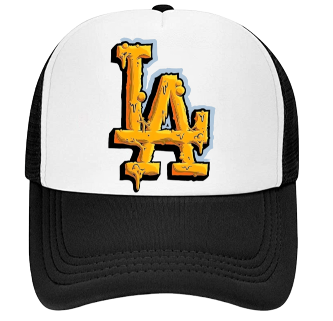 LA Dodgers Hat Adjustable Snapback Trucker Hat Baseball Hat Los Angeles Heart