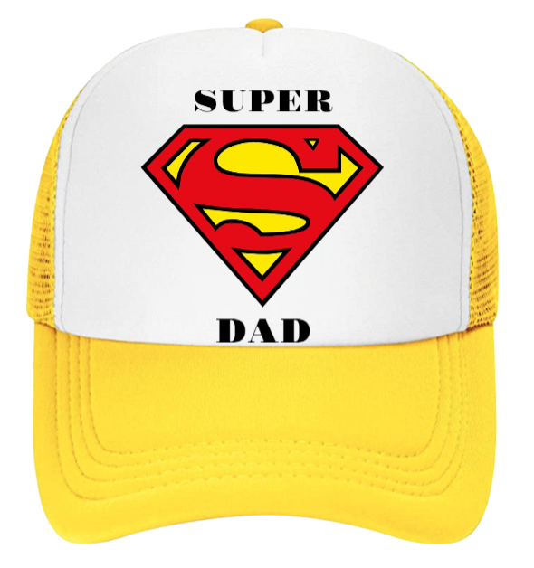 Super Mom Hat Super Dad Hat Couples Hat Adjustable Trucker Hat Gift for Mom Dad