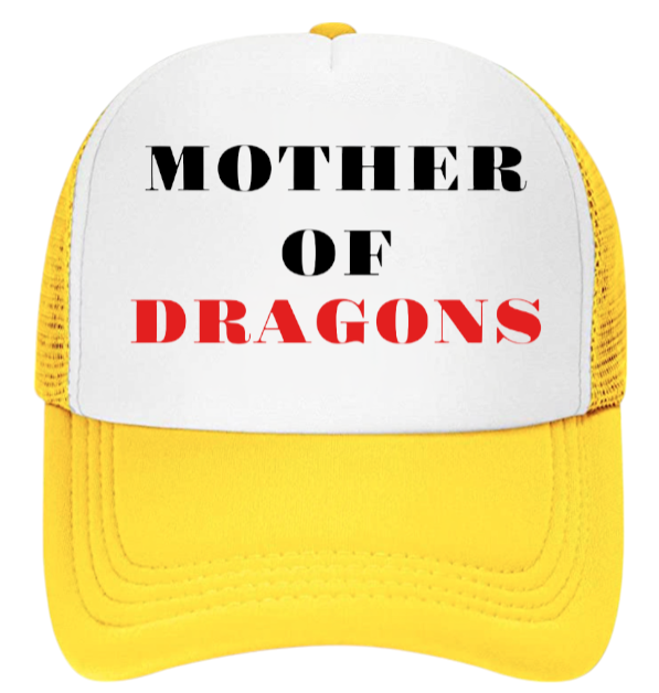 Mother Of Dragons Hat Adjustable Snapback Trucker Hat Game Of Thrones Theme Hat