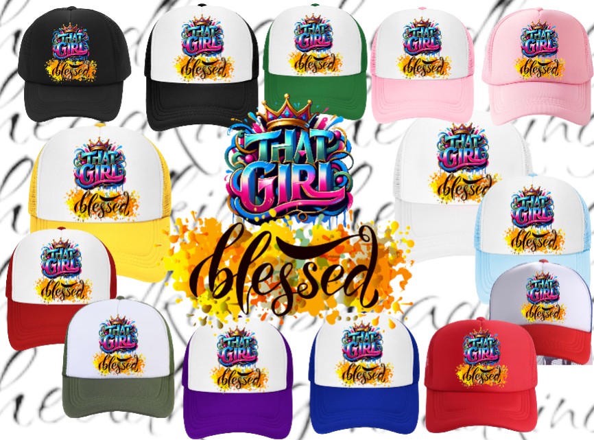 Blessed Hat Adjustable Snapback Trucker Hat That Blessed Girl Hat Woman Hat