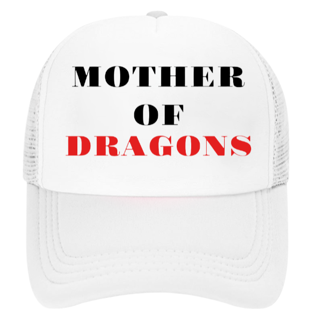 Mother Of Dragons Hat Adjustable Snapback Trucker Hat Game Of Thrones Theme Hat