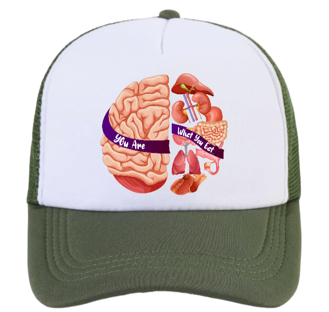 Healthy Lifestyle Hat Trucker Hat Adjustable Snapback You Are What You Eat Gym